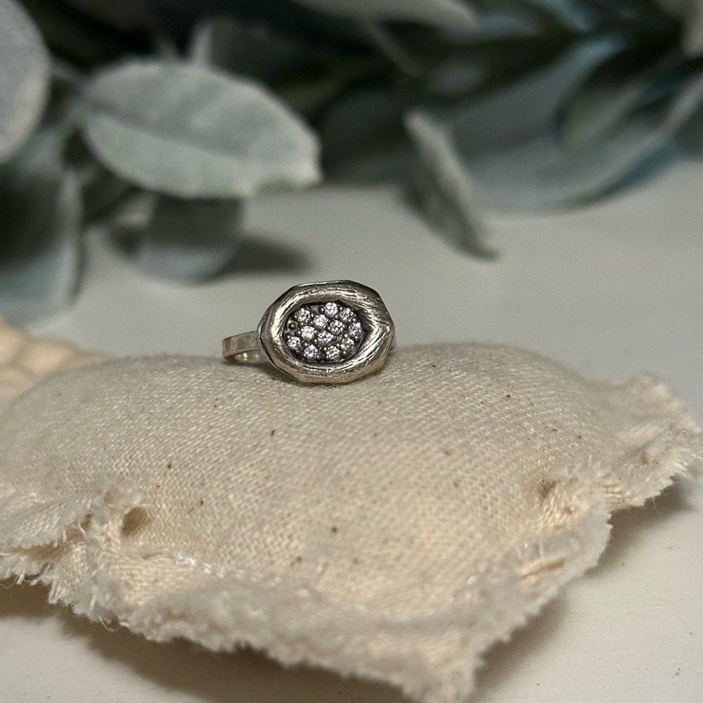 Silpada dainty CZ ring